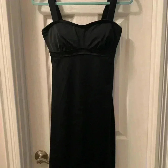ATHLETA Pura Dress Black Strappy Fitted Cups Adjustable Straps - Picture 2 of 12